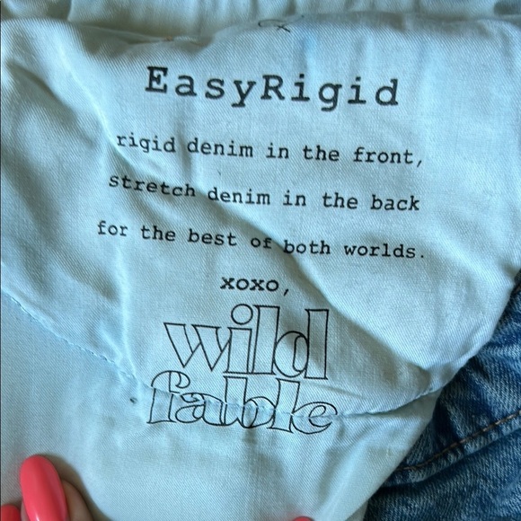 Wild Fable Blue Straight EasyRigid Jeans size 8 - Picture 8 of 8